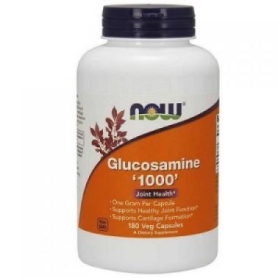 NOW FOODS Glukozamina  '1000' 1000mg, 180 kaps. KRÓTKA DATA 31.08.2026