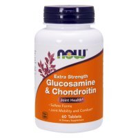 NOW FOODS Glukozamina &amp; Chondroityna 60 tabletek