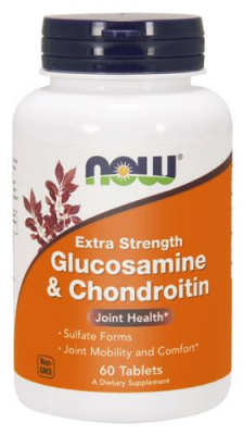 NOW FOODS Glukozamina & Chondroityna 60 tabletek