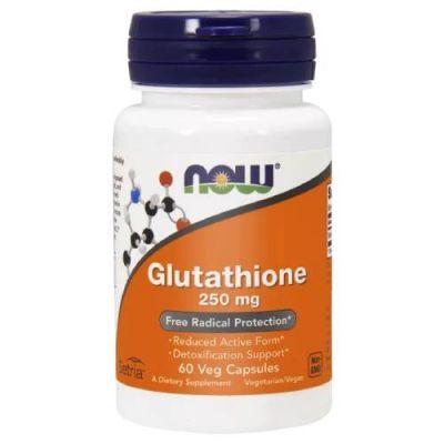 NOW Glutathione 250 mg, 60kaps