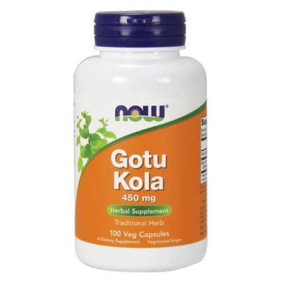 NOW FOODS Gotu kola 450 mg 100 kapsułek