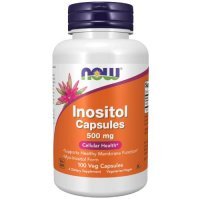 Now Foods Inozytol 500 mg, 100 kaps.