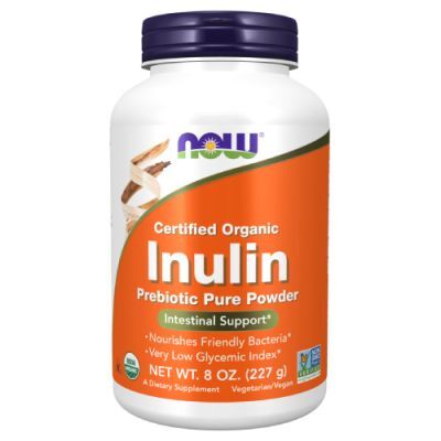 Now Foods Inulin Prebiotic Pure Powder Inulina Prebiotyk w proszku, 227 g