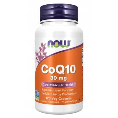 NOW FOODS Koenzym Q10 30 mg 120 kapsułek wegetariańskich