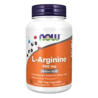 Now Foods L-Arginine 500 mg L-Arginina, 250 kaps.