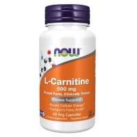 NOW FOODS L-carnitine 500 mg 60 kapsułek