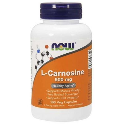 NOW FOODS L-carnosine 500 mg 100 kapsułek