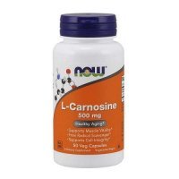 NOW FOODS L-carnosine 500 mg 50 kapsułek
