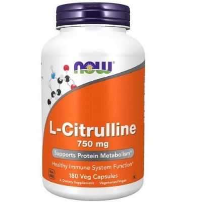 NOW FOODS L-Citruline 750 mg 180 kapsułek
