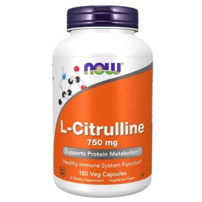 NOW FOODS L-Citrulline 750 mg, 180 kaps.