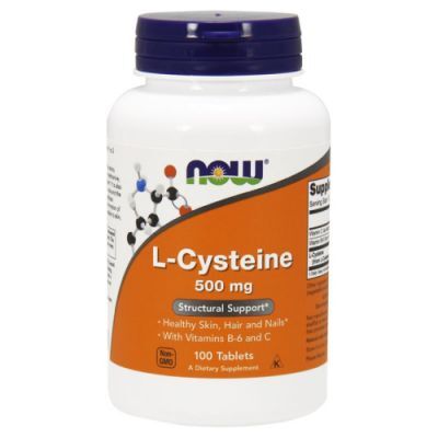 NOW FOODS L-cysteine 500 mg, 100 tabl.
