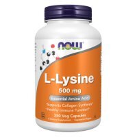 NOW FOODS L-lysine 500 mg 250 tabletek