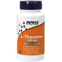 NOW FOODS L-Theanine 100 mg 90 kapsułek