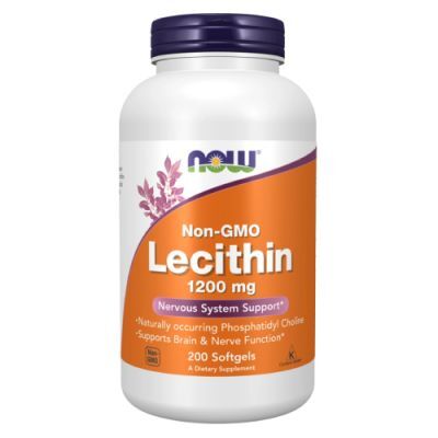 NOW FOODS LECYTYNA 1200 mg 200 kapsułek