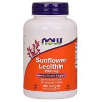 NOW FOODS Lecytyna z nasion słonecznika 1200mg, 100 kaps.