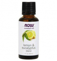 NOW LEMON &amp; EUCALYPTUS OIL BLEND Olejek eteryczny cytryna i eukaliptus, 30 ml