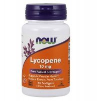 NOW FOODS Lycopene 10 mg 60 kapsułek