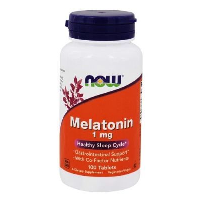 NOW FOODS Melatonin 1 mg 100 kapsułek