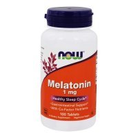 NOW FOODS Melatonin 1 mg 100 kapsułek
