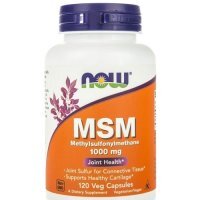 NOW FOODS MSM 1000 mg 120 kapsułek