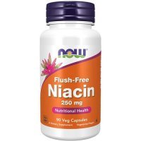 NOW FOODS NIACIN Flush Free 250 mg 180 kapsułek