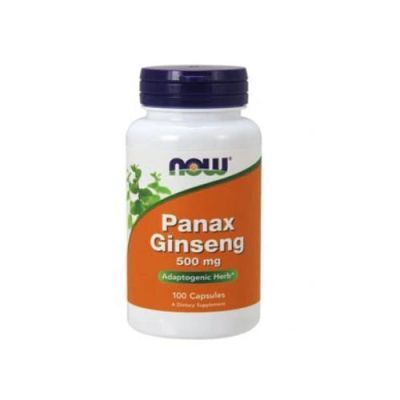 NOW FOODS Panax Ginseng żeń szeń koreański 500mg, 100 kapsułek