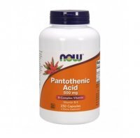 NOW FOODS Pantothenic acid 500 mg 250 kapsułek