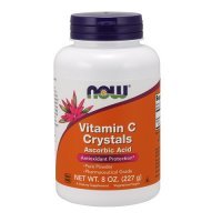 NOW FOODS Vitamin C crystal witamina C proszek 227 g