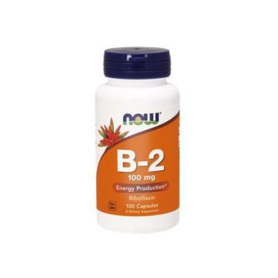 Now Foods Witamina B2 Ryboflawina 100mg, 100kaps.