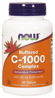 NOW FOODS Witamina C-1000 Complex buforowana 90 tabletek