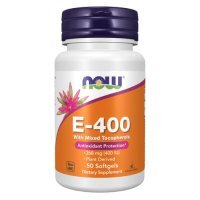 Now Foods Witamina E 400 j.m. 50 kaps.