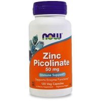 NOW FOODS Zinc Picolinate 50 mg 120 kapsułek