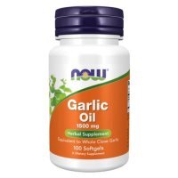 Now Garlic Oil 1500mg- 100 kaps.