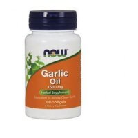Now Garlic Oil 1500mg- 100 kaps.