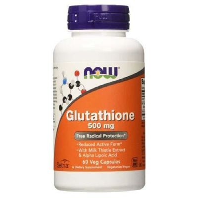 Now Glutathione 500mg, 60 kaps.