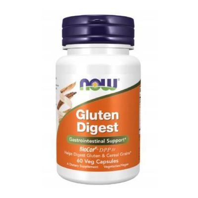 NOW Gluten Digest, 60 kapsułek