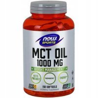 NOW SPORTS MCT Oil 1000mg, 150 kaps.