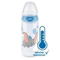 NUK FIRST CHOICE+ butelka ze wskaźnikiem temperatury  PP 6-18 miesięcy 300 ml DISNEY DUMBO (741.998)