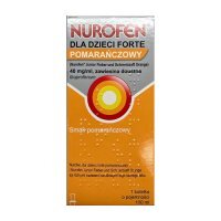 Nurofen dla dzieci Forte pomarańczowy 40 mg/ml, 100 ml Delfarma