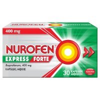 NUROFEN EXPRESS FORTE 400 mg 30 kapsułek, ból, gorączka