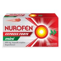 Nurofen Express Forte Mini 400 mg, 20 kapsułek miękkich
