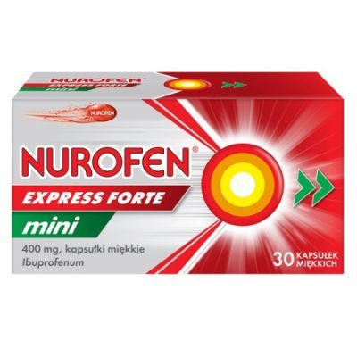 Nurofen Express Forte Mini 400 mg, 30 kapsułek miękkich