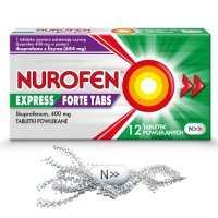 NUROFEN EXPRESS FORTE TABS 400 mg 12 tabletek