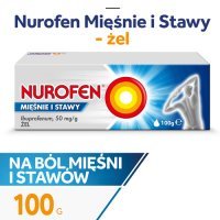 NUROFEN MIĘŚNIE I STAWY 0,05g/g  żel 100 g
