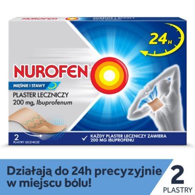 NUROFEN MIĘŚNIE I STAWY 200 mg 2 plastry