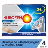 NUROFEN MIĘŚNIE I STAWY 200 mg 4 plastry