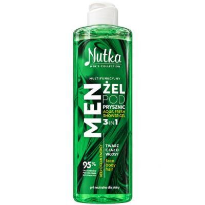Nutka Men's Collection Multifunkcyjny żel pod prysznic dla mężczyzn 3w1, 400 ml
