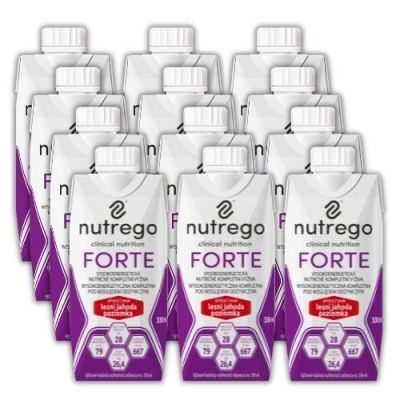 Nutrego Forte poziomka, 12x330ml