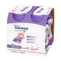 Nutridrink dla dzieci smak truskawkowy, 4 x 125 ml