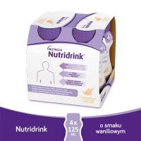 NUTRIDRINK o smaku waniliowym 4 x 125 ml